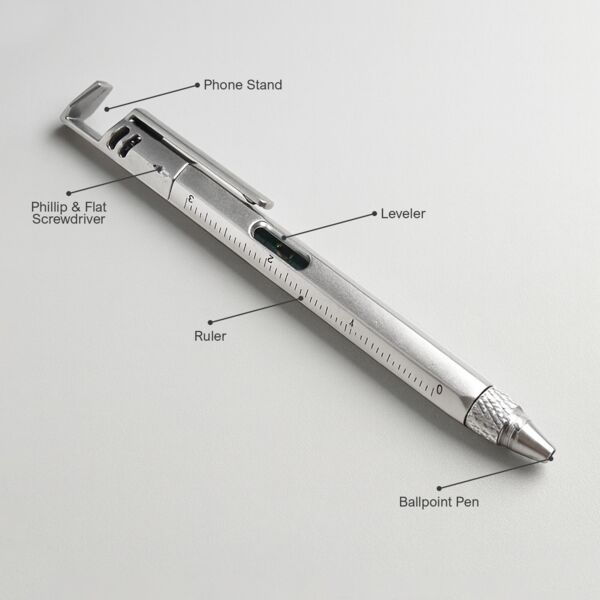 6 in 1 Leveler Pen with Phone Holder Thumbnail