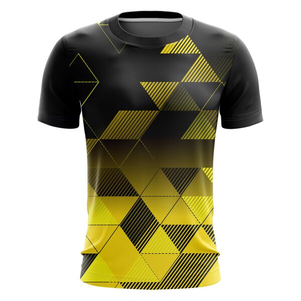 Sporty Abstract Design Full Print Roundneck Shirt Thumbnail