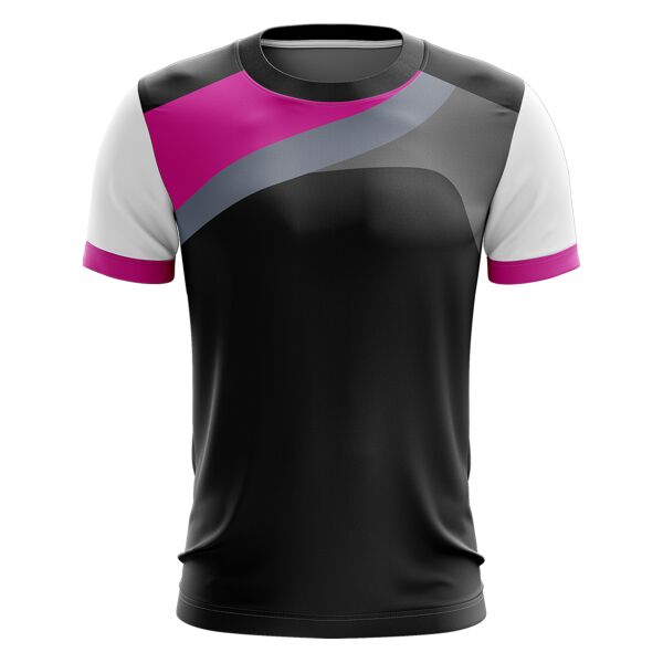 Black Body Design Full Print Sublimation Roundneck Shirt Thumbnail
