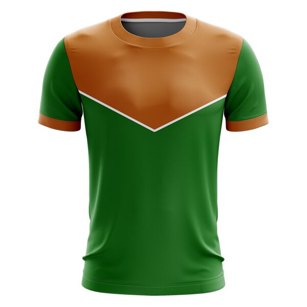 Colored Body Design Combination Full Print Sublimation Roundneck Shirt Thumbnail