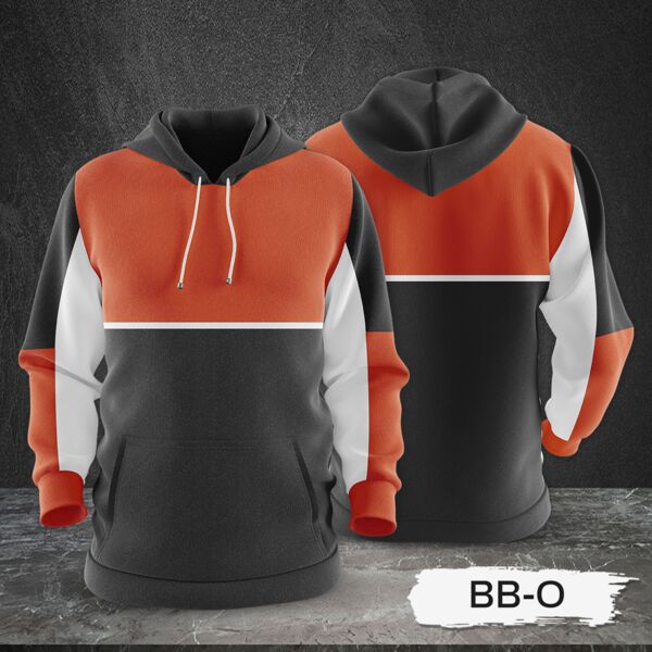 3 Color Combination Hoodie Jacket Full Print Sublimation Thumbnail