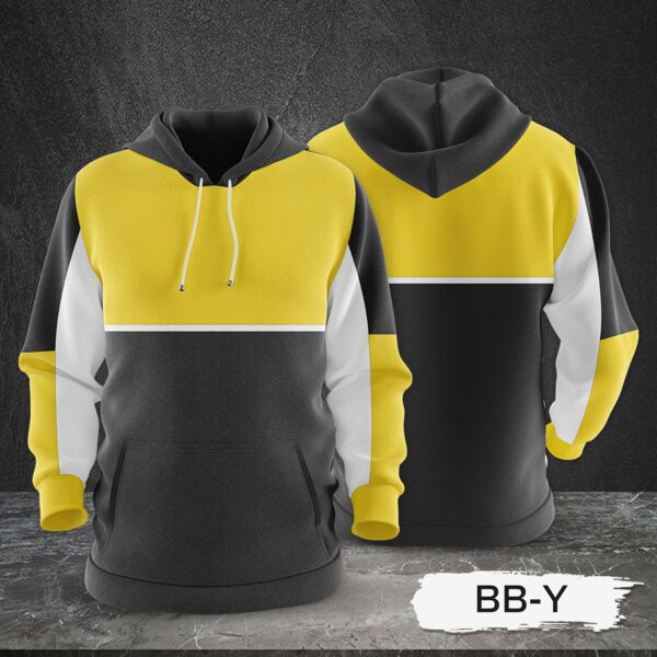 3 Color Combination Hoodie Jacket Full Print Sublimation Thumbnail