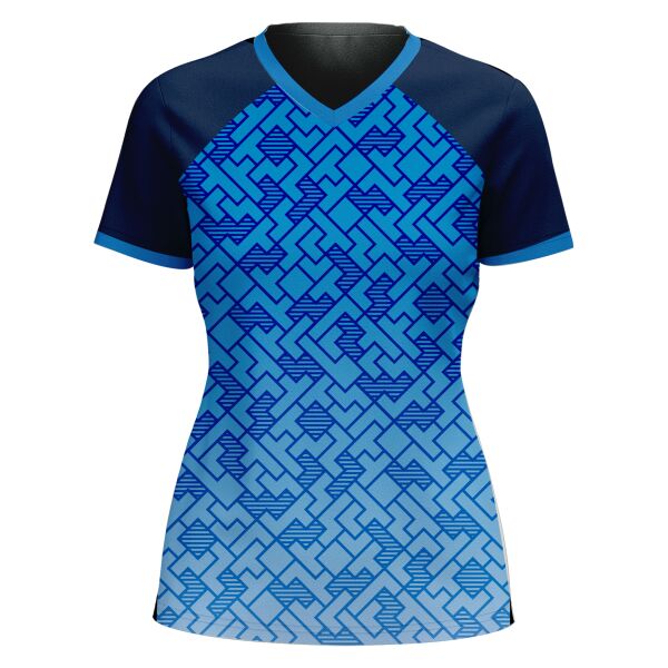 V-neck Volleyball Jersey Full Print Sublimation Thumbnail