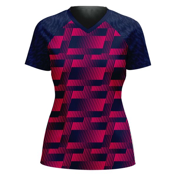 V-neck Volleyball Jersey Full Print Sublimation Thumbnail