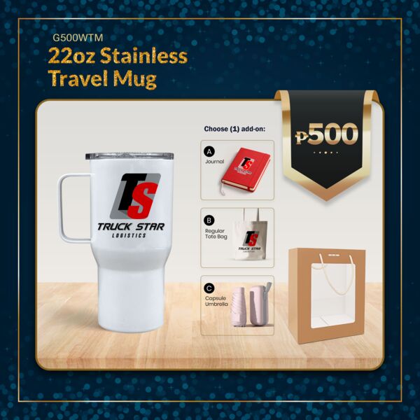 22oz Stainless Travel Mug Bundle Thumbnail